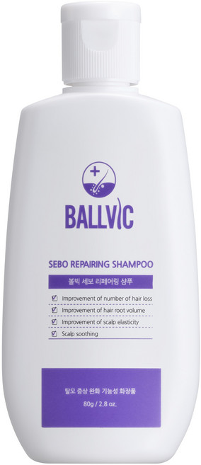 [볼빅공식판매처] 볼빅 세보 리페어링 샴푸 80g, 1개