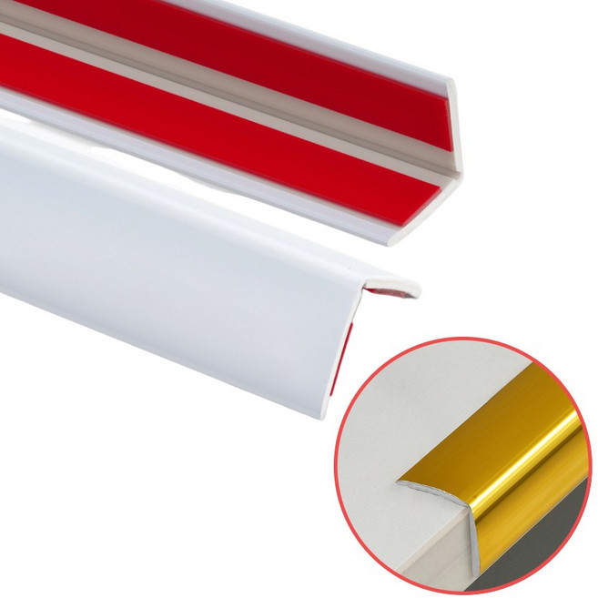 FTL 인앤아웃 스티커 모서리코너 ㄱ자 몰딩 3m/롤, 1개, 화이트(중)15mm