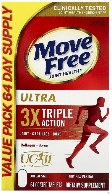 Schiff 무브 프리 Move Free 조인트 헬스 트리플 액션 코팅 정제 64정, 30개 - 쿠팡