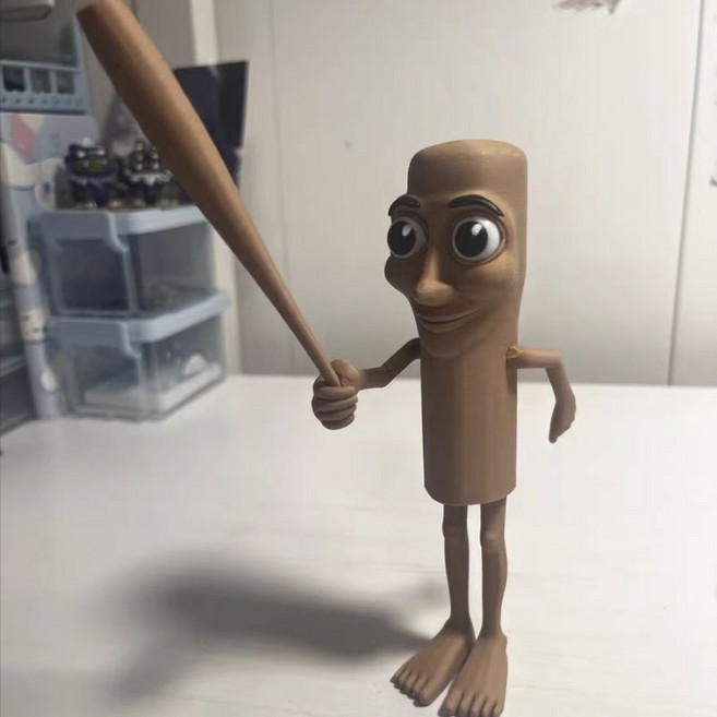 livinglit 퉁퉁퉁 사후르 피규어 이탈리안 브레인롯 모형, 1개