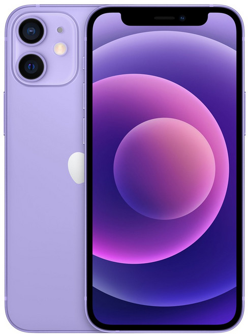Apple 아이폰 12 Mini 자급제, 퍼플, 128GB