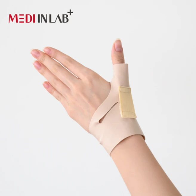 메디인랩 엄지손가락 보호대 1개입, 스킨, 오른손, 1개 - 쿠팡