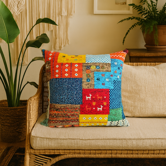 솔레아바 쿠션커버 50X50 순면 국산 (커버만/솜포함) - 크리스마스