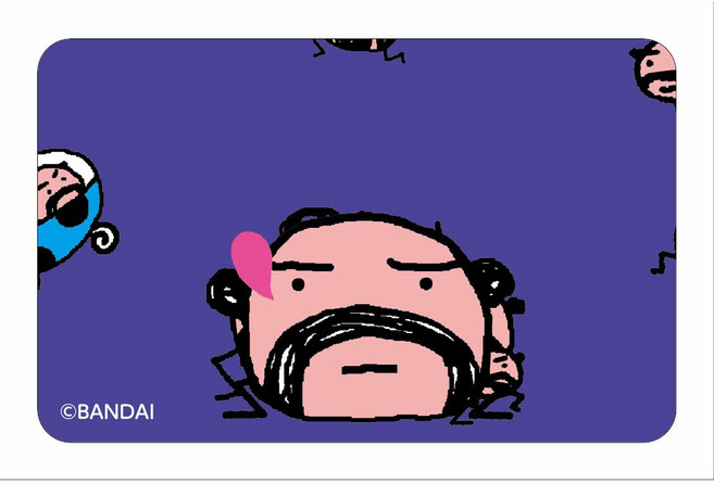 다마고치 오야지치 렌티큘러 스티커, 1개