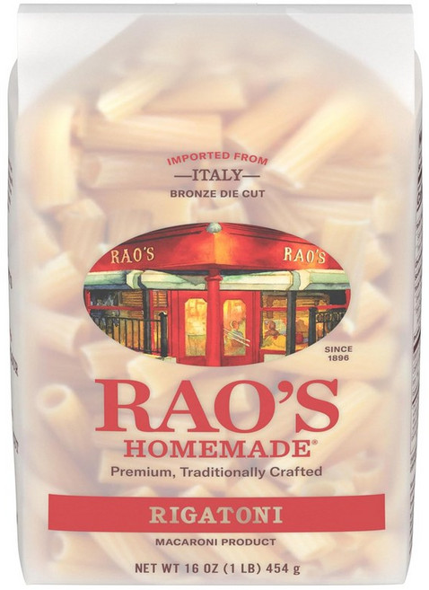 라오의 수제 카사레체 파스타 16온스, Rigatoni, 16 Ounce (Pack of 1)