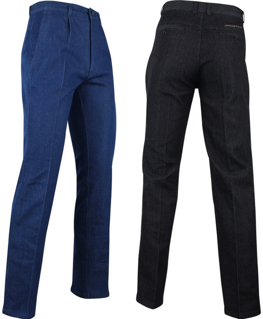 2장 여름용 남자 스판 원턱 청바지 작업복 외출복 튼튼 빅사이즈 30~44 J1634