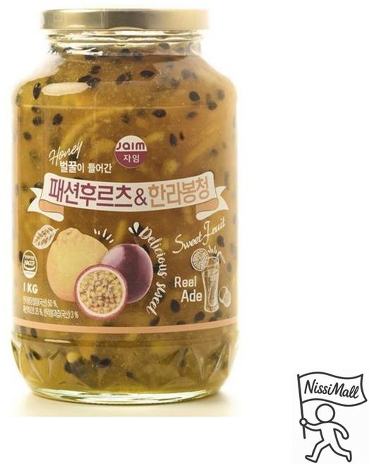 자임 패션후르츠&한라봉청, 1kg, 1개, 1개