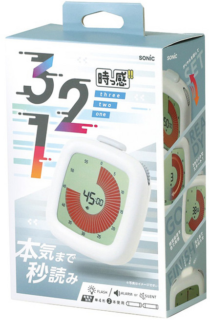 SONIC 視感 321 學習計時器, 1個, 白色