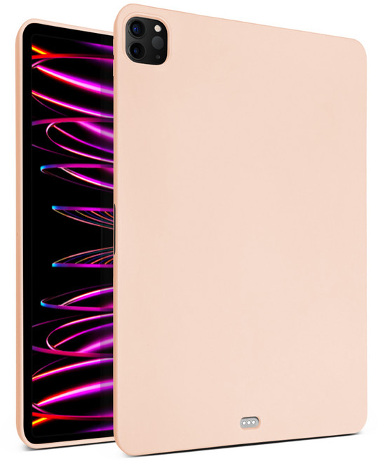 더조은셀러 컬러핏 태블릿PC 젤리 케이스, 피치, 1개