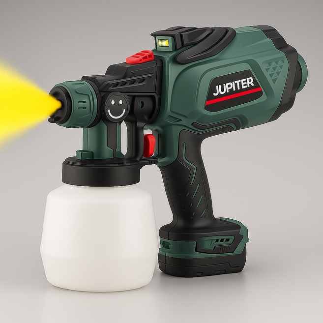 주피터 보쉬 배터리 호환 충전 페인트 스프레이건 베어툴 무선 전동 분사기 분무기 JSG-20P-BO, 보쉬 타입, 1개