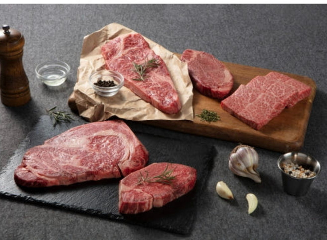 마장동 투뿔 선물세트 명절 추석 한우 평일 14시이전 당일출고/꽃등심새우살300g, 1박스