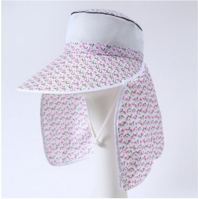 큐티쩡 햇빛가리개 밭일 농사 모자