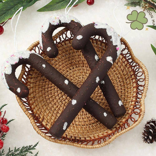 트리 오너먼트 3p 초코지팡이 크리스마스장식품 트리장식품 크리스마스트리장식 jsg+23037lm