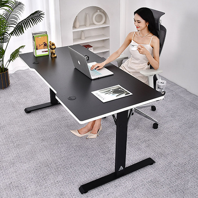 아우스 TSW 800폭 컴퓨터책상 올인원 게이밍책상 사무용책상 학생책상 서재책상 1000 1200 1400 1600 1800, 카본블랙(BLACK)