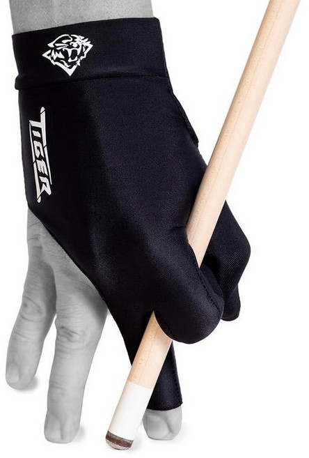 Tiger PRO Series Billiard Glove –Black – Professional Pool Cue Glove with Enhanced Fit & Breathabl, 오른손용(왼손잡이 플레이어)