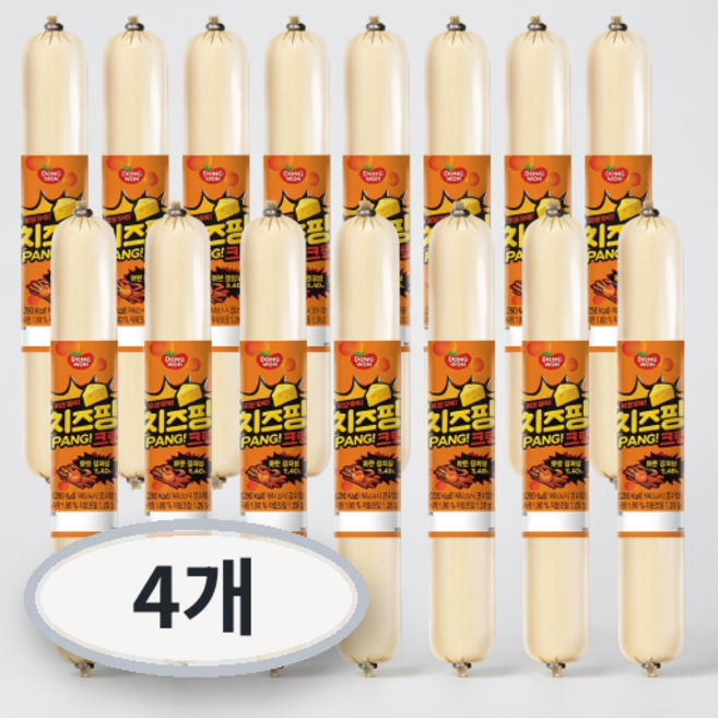 동원 에프앤비 치즈팡 크랩 소시지, 880g, 4개