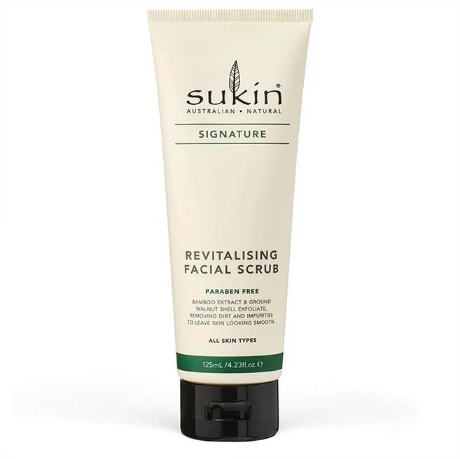 Sukin 수킨 호주 시그니처 리바이탈라이징 페이셜 스크럽 125mL 4팩, 4개 - 쿠팡