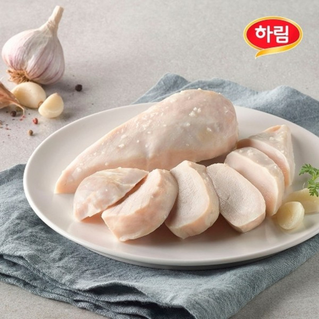 하림 하림이닭 닭가슴살 저염 갈릭 100gX8팩 (총 800g)