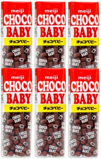 메이지 초코 베이비, 32g, 6개 - 쿠팡