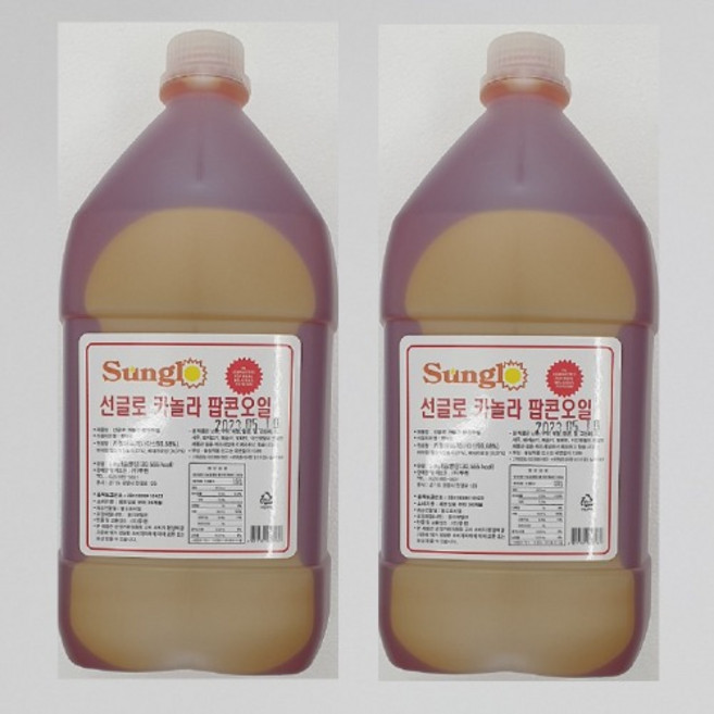 카놀라 팝콘 오일 (3.5kg x 2 ) 액상 버터 재료원료, 2개, 3.5kg