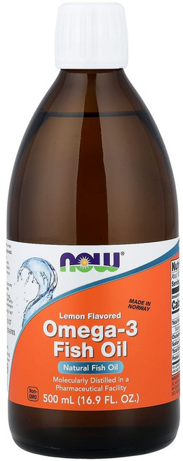 나우푸드 오메가 3 피쉬 오일 레몬, 500ml, 1개