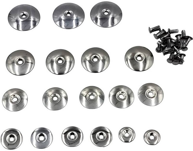 색소폰 부품용 금속 레조네이터 패드, 10set