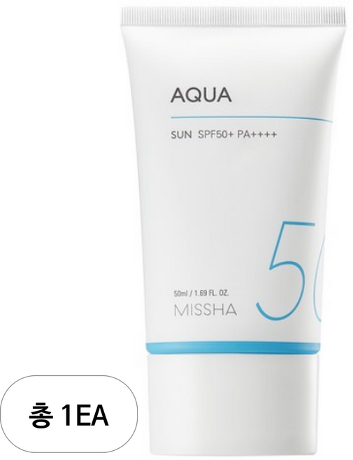 미샤 올 어라운드 세이프 블록 아쿠아 선 젤 SPF50+ PA++++, 50ml, 1개