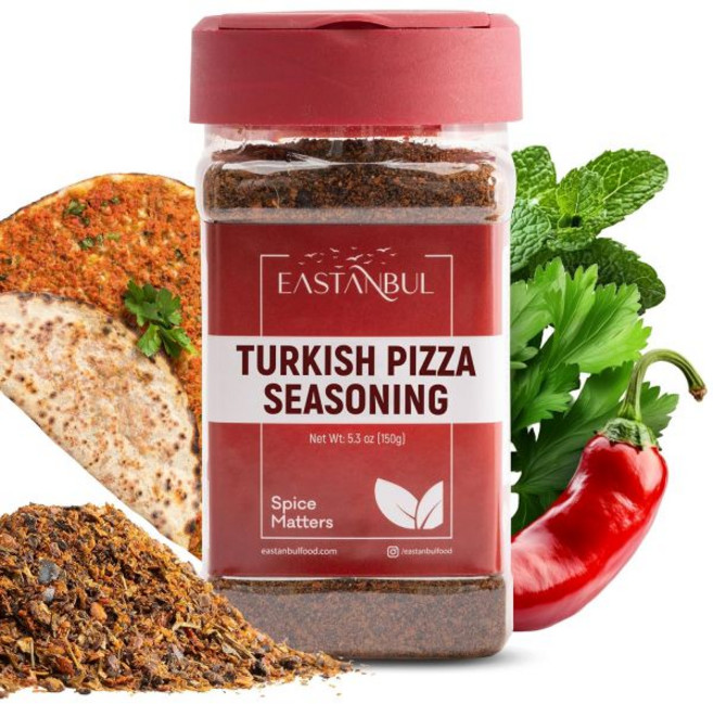 Eastanbul 커리 카레 이스탄불 가람 마살라 7.1온스 향신료 가루 믹스 인도 요리 등급 양념 나트륨 무첨가 무설탕 MSG 충전제 없음 비건, 터키 피자 시즈닝, 1개