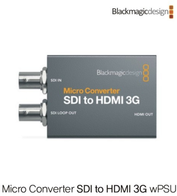 (Blackmagic-Design) Micro Converter SDI to HDMI 3G (정품 어댑터 포함)