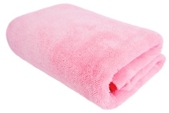 PURESTAR 양면 보스 드라잉 타월 대, 분홍색, 2개