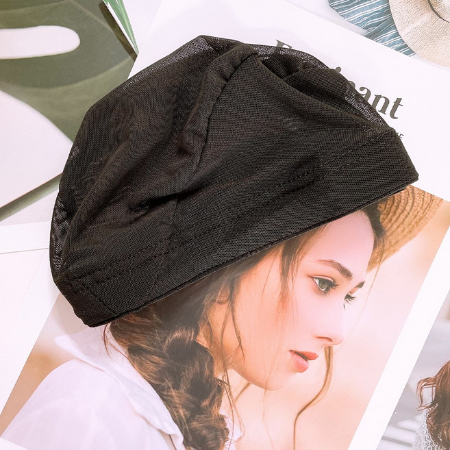 마녀플랜트 매듭없는 고탄력 밴드 가발 망 그물망 통기성 메쉬 위그캡, L_위그캡, 1개