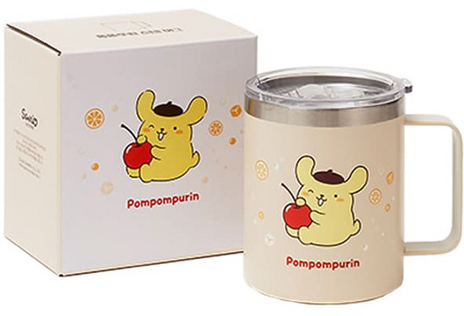산리오캐릭터즈 입체피규어 스텐 텀블러_폼폼푸린, 폼폼푸린, 1개