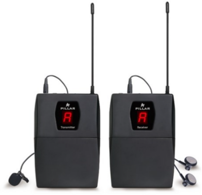 필라 UHF 무선 핀마이크, 송수신기 CM-WM01UHF+CM-WM01UHF-R, BLACK