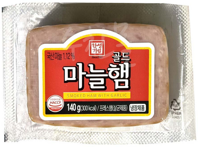 한성 마늘햄 골드 140g, 1개