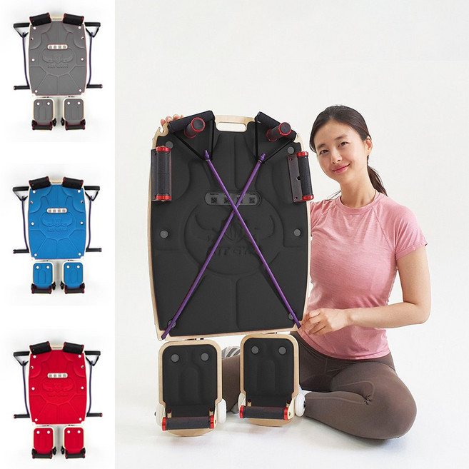 [홈쇼핑매진상품][본사정품] 키트짐 홈필라 리포머 홈필라테스 홈트 홈짐 가정용 올인원 운동기구, KIT GYM (블랙), 블랙