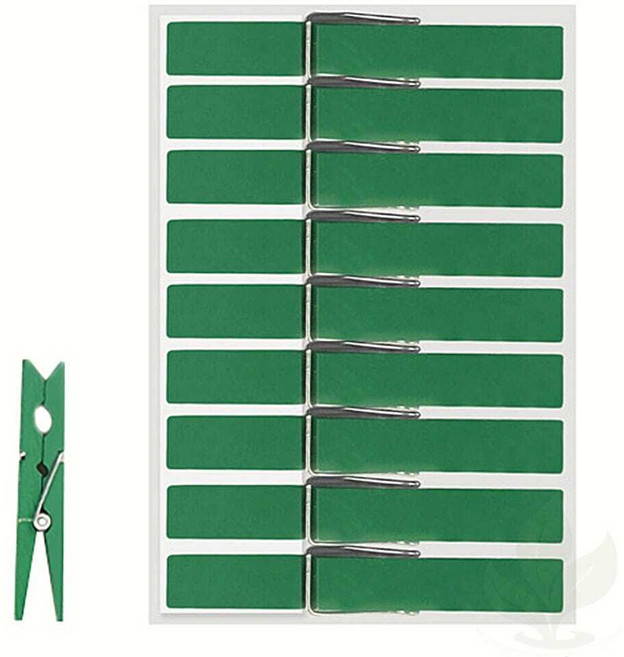 초록 나무집게 특대 학생용 교구용 인테리어 사진 홀더 1개입 1000