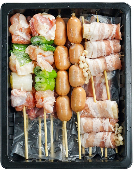 꼬치마트 모듬꼬치 6종 13꼬치 1팩 다양한 구성을 한팩에 담다, 1개