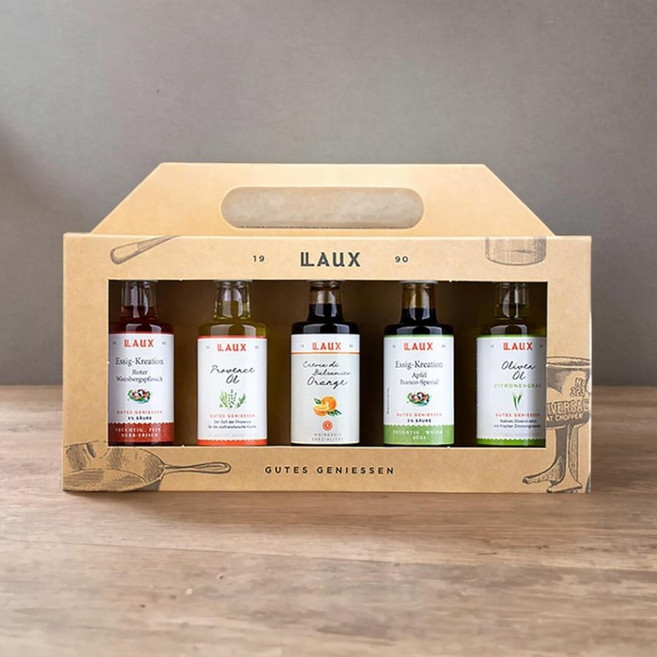 독일 라우스 복숭아 오렌지 발사믹 식초 올리브 오일 40ml x5종 세트, 5개