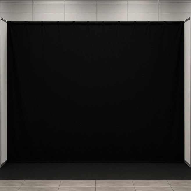 마감처리된 암막천 대형천 햇빛가림천 WM3700 /올이풀리지 않는 암막원단, 1개