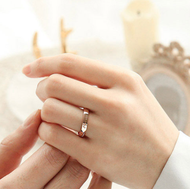 로이드 러브레터 골드 커플링 남성반지 LRM17067G 반지