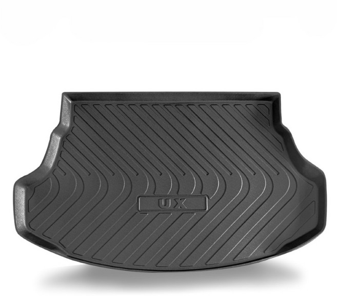 4D防水後車箱保護墊 專車專用 耐磨, 黑色, Lexus UX 2019-2025年 油電版
