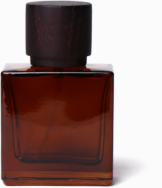 새로핸즈 클림프타입 향수유리용기 정사각 엠버 딥브라운 우드 30ml, 1개