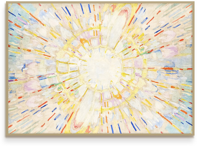 희망의 그림 뭉크 태양 일출 명화 액자 거실 대형 인테리어 메탈액자 [더아트컴퍼니], 01. 태양추상