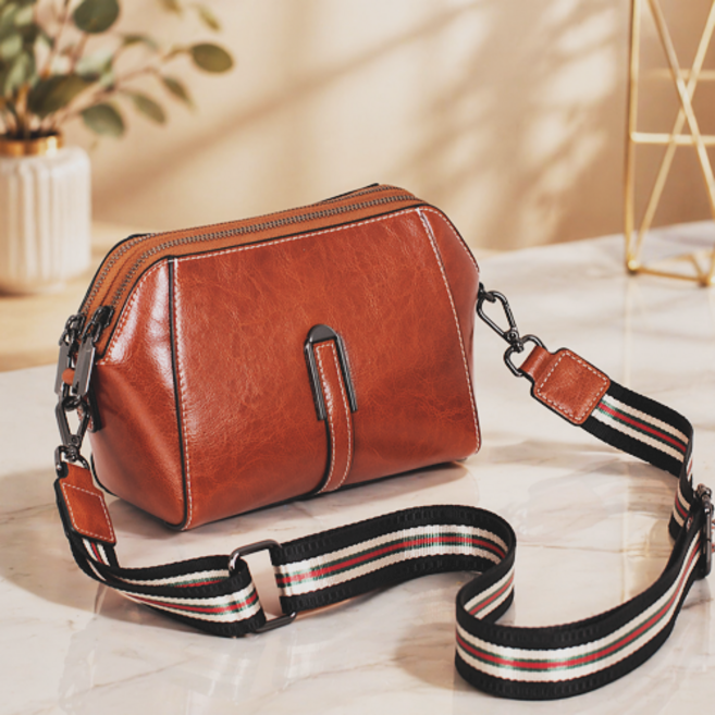 윤휘 여성 데일리 소가죽 크로스백 DD1002