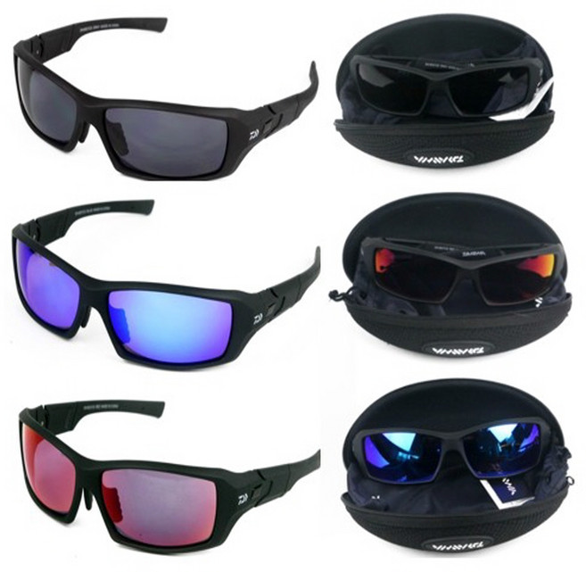 다이와 선글라스 편광 자외선 차단 안경 여름 가을 바다 야외 선상 배 낚시, 그레이, 1개