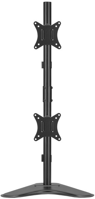 카멜마운트 폴타입 상하 듀얼 모니터 스탠드 FMS32V, 1개, 블랙