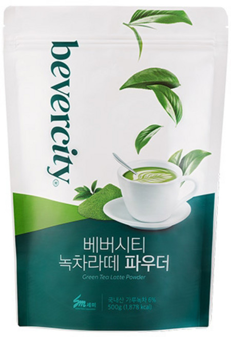 베버시티 녹차라떼 파우더, 500g, 2개