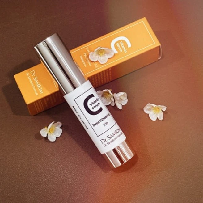 닥터 샘킴 비타민C 세럼 피부보습/탄력/기미/모공수축/미백/화이트닝/브라이트닝, 1개, 23ml - 쿠팡