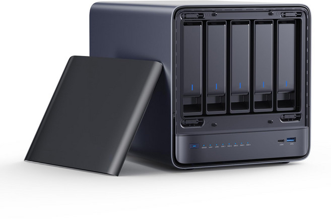 MINISFORUM AI NAS N5 pro AMD Ryzen AI 9 HX Pro 370pc NAS 128GB SSD(MinisCloud OS Radeon 890M