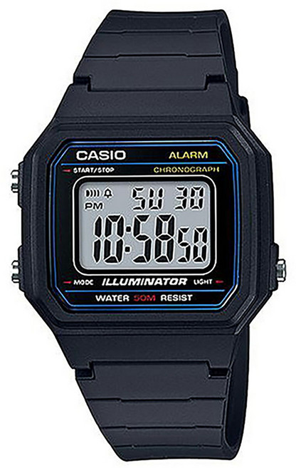 CASIO 카시오 남성 W-217H-1A 군인 군대 군용 전자 스포츠 시계